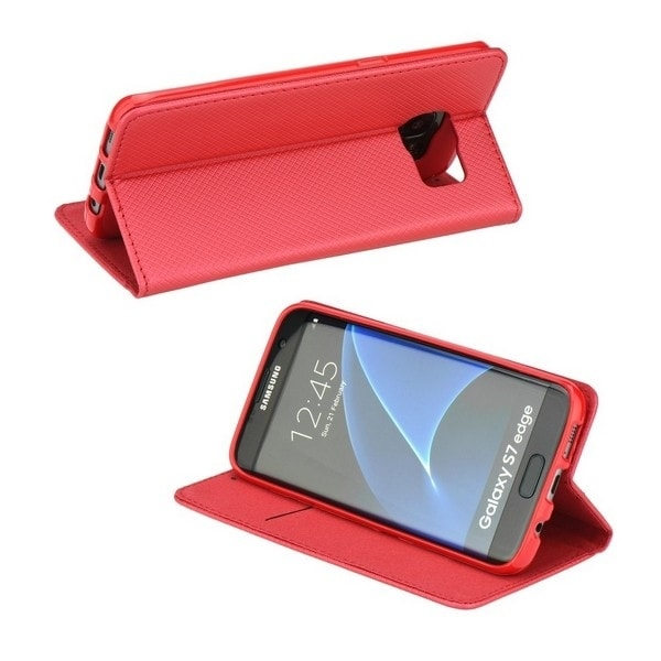 Smart Magnet bokfodral för Samsung Xcover 6 Pro röd/röd
