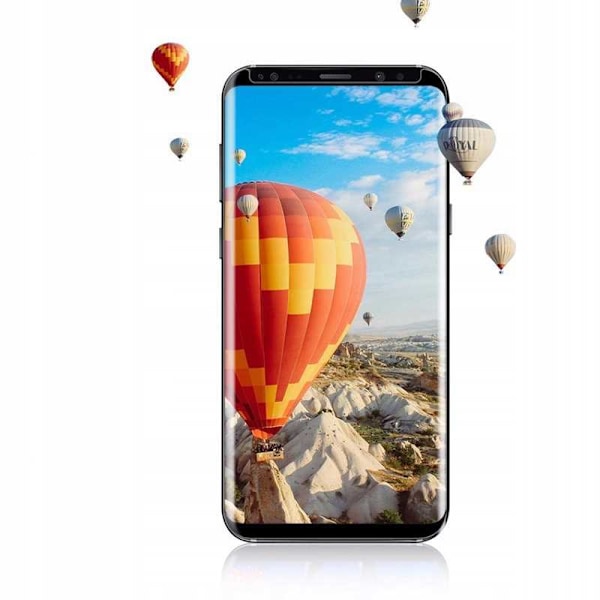 Spacecase 3D Härdat Glas För Galaxy S8+ S9+ Skyddsfolie