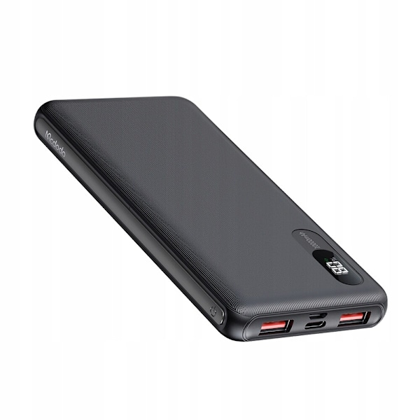 Powerbank 10000mAh Mcdodo, Qc 3.0, Usb-C, Pd 22.5W, Svart