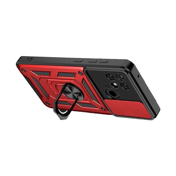 Spacecase Case Cover För Xiaomi Redmi 10C Poco C40 Red