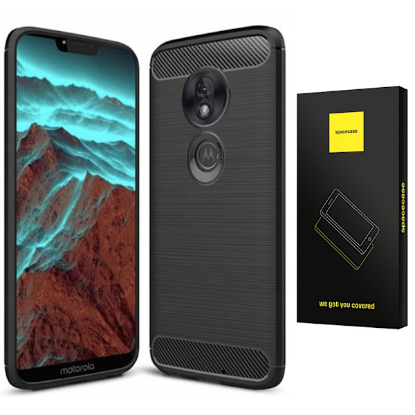 Spacecase Cover Kolhäll För Motorola Moto G7 Power Black
