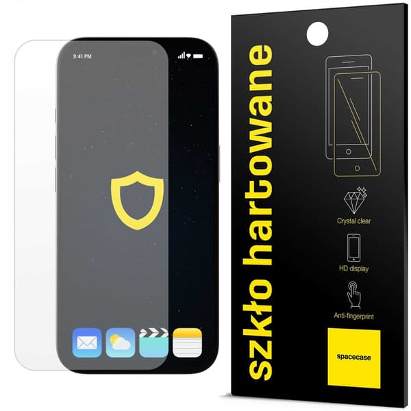 Rymdfall Härdat Glas 2.5D För Iphone 16 Plus Skyddsfolie