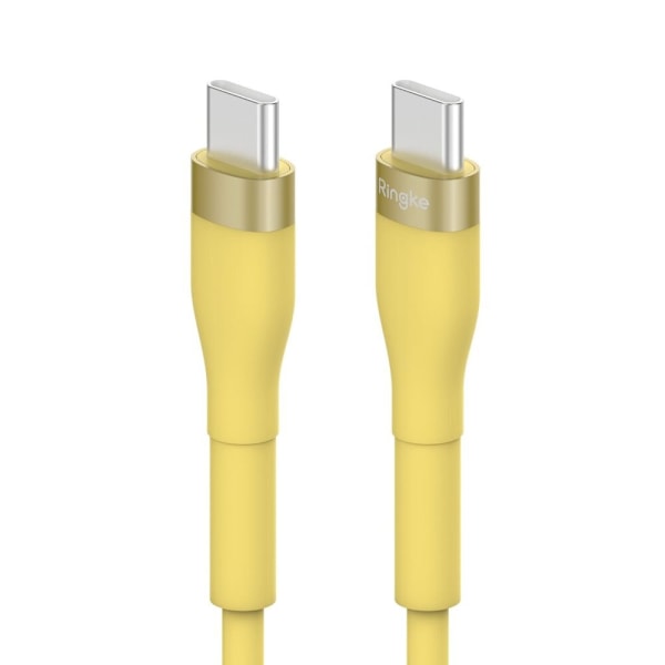 Ringke USB-C - USB-C kabel 480Mb/s 60W 2m gul (CB60211RS)