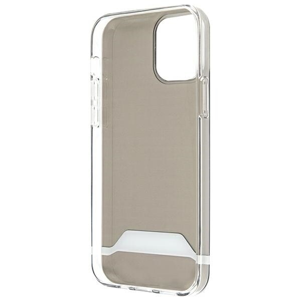 AMG AMHCP12MTCBW iPhone 12/12 Pro genomskinligt/transparent hårdfodral Electroplate Black&White