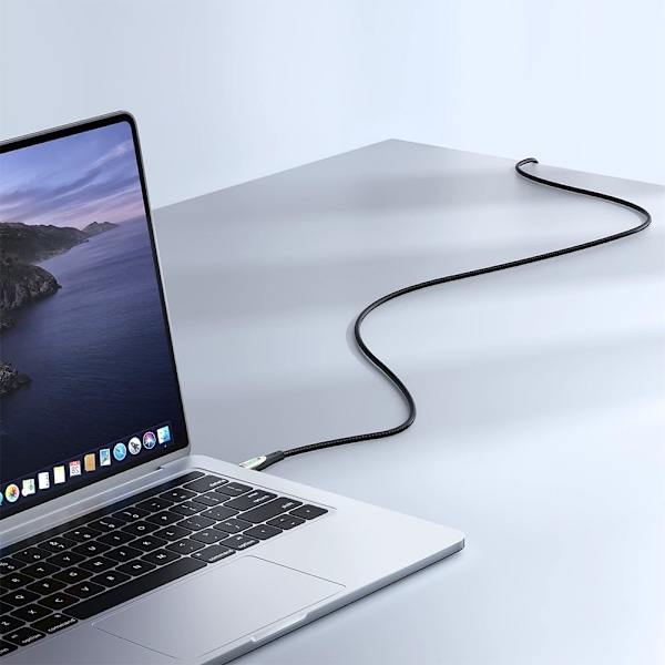 Joyroom Star-Light Series SA27-CC5 USB-C / USB-C-kabel 100W 1,2m - svart