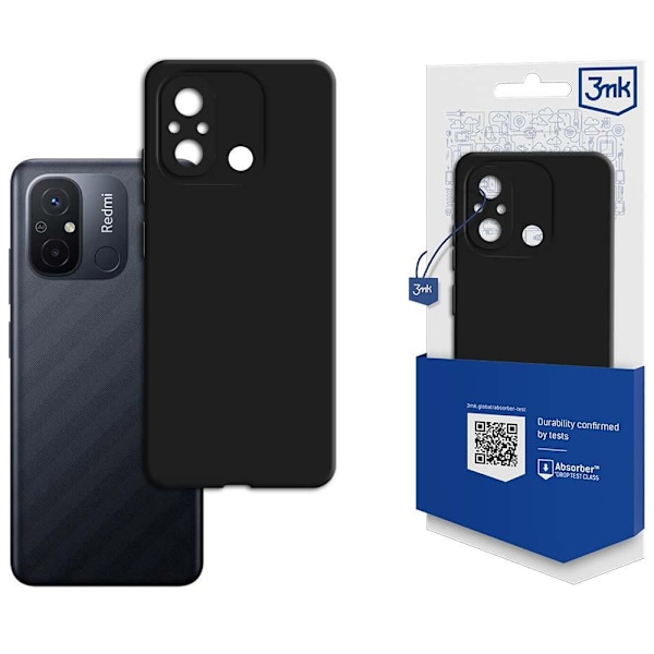XIAOMI REDMI 12C - 3MK MATT CASE BLACK