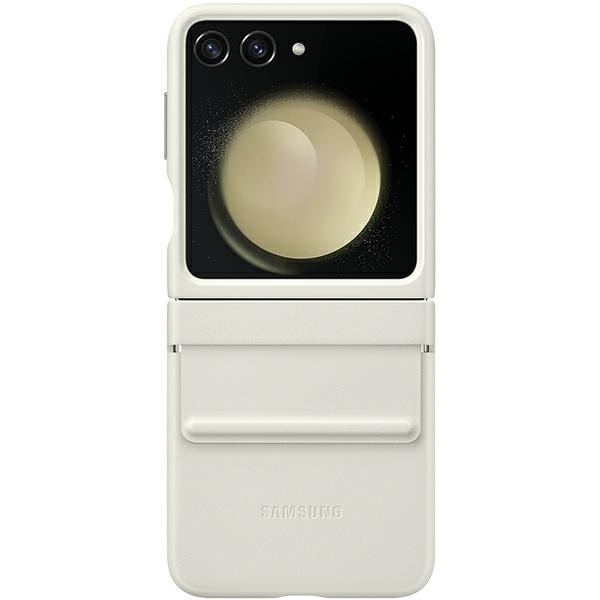 ØKO-LÆDER ETUI TIL SAMSUNG GALAXY Z FLIP 5 - CREME