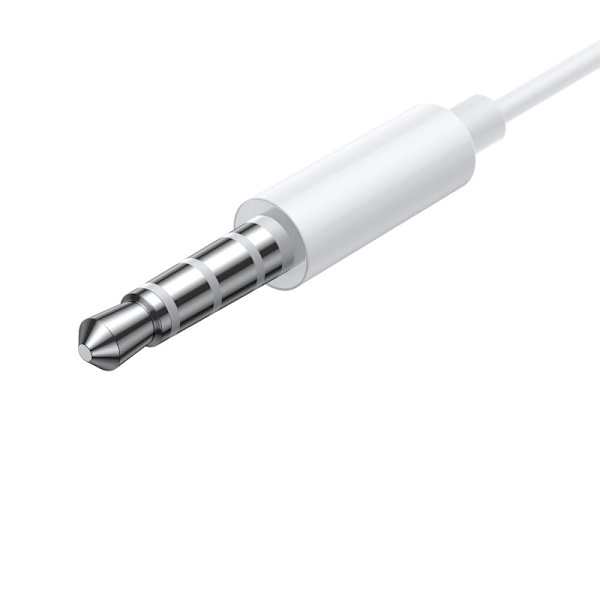 Baseus Encok H17 kablede hodetelefoner 3,5 mm minijack hvit (NGCR020002)
