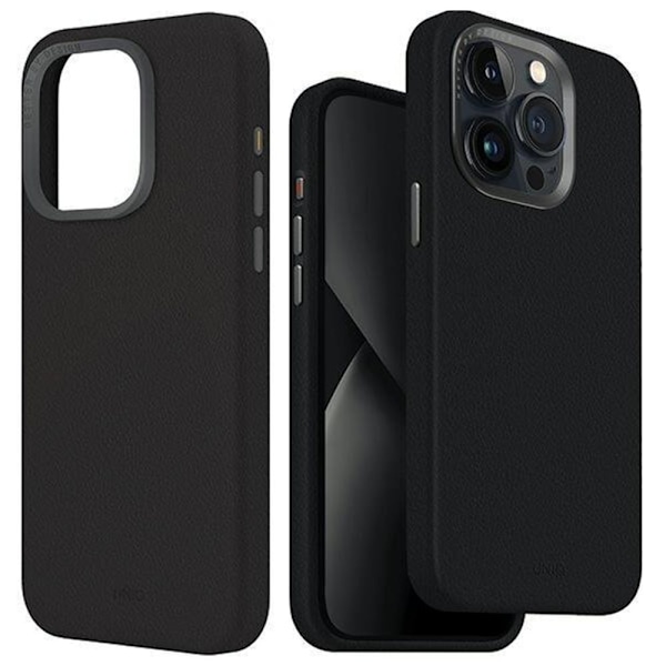 UNIQ Lyde deksel iPhone 15 Pro Max 6.7 Magclick Lader svart/Dallas svart
