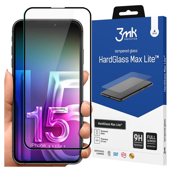 APPLE IPHONE 15 PRO - 3MK HARDGLASS MAX LITE