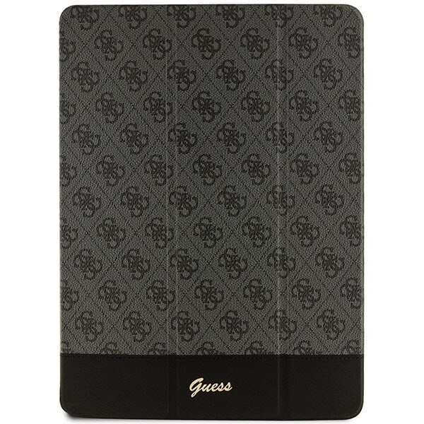 Guess GUCCP12PS4SGK-deksel til iPad Pro 12.9 - Black 4G Stripe Allover