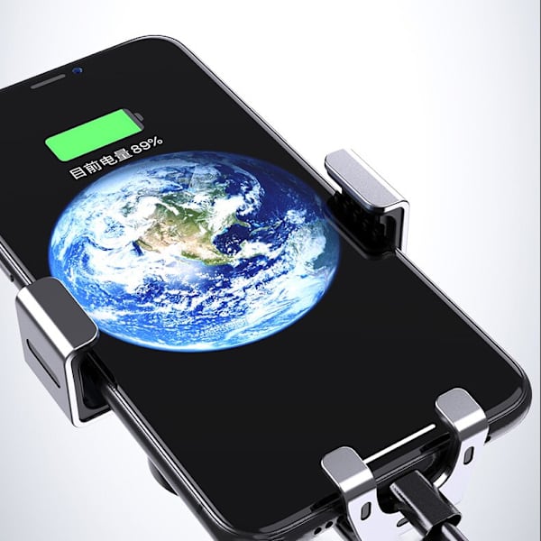 GRAVITY BILHOLDER TIL SMARTPHONE PÅ VENTILATIONSRIST, SORT