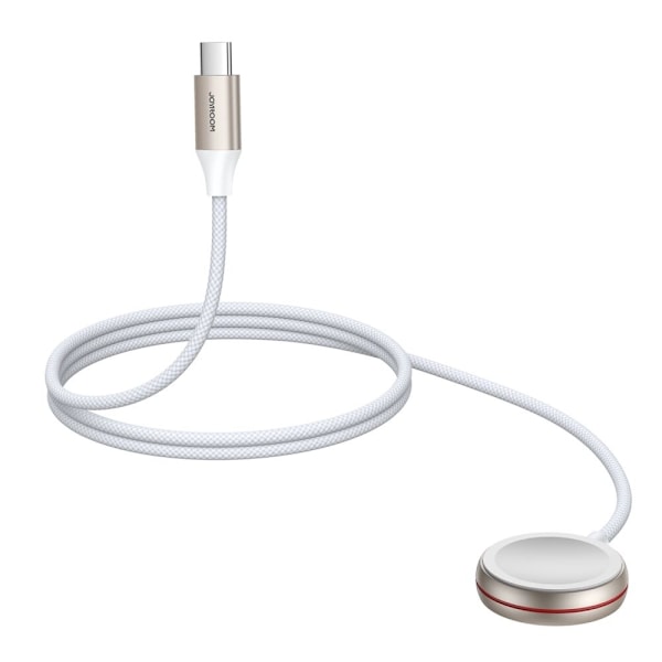 Joyroom induktiv lader for Apple Watch 1,2 m hvit (S-IW011)