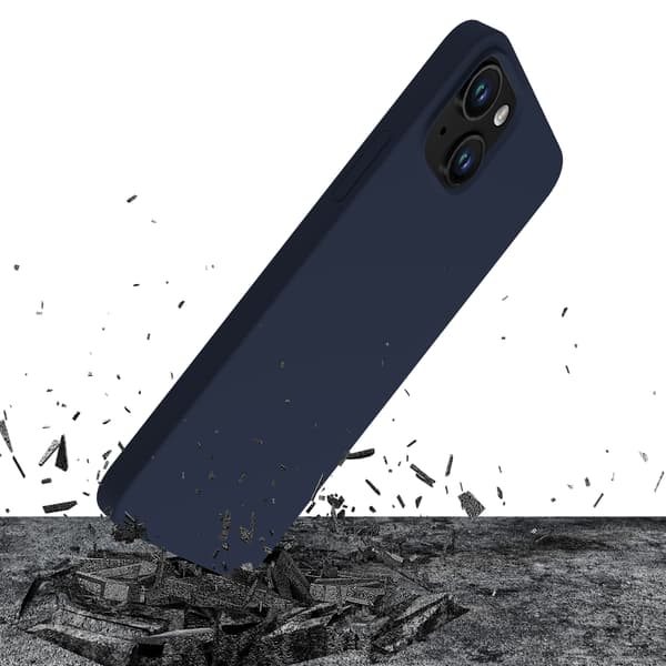 APPLE IPHONE 15 - 3MK SILICONE CASE DARK NAVY