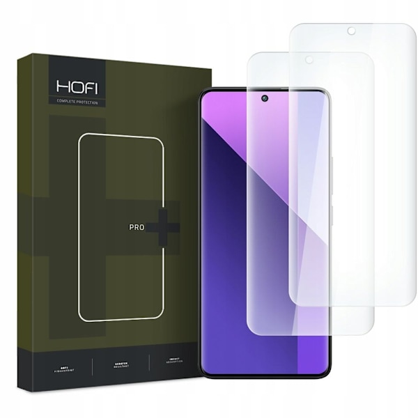 HERDET GLASS HOFI UV GLASS PRO+ 2-PAK XIAOMI REDMI NOTE 13 PRO+ PLUS 5G CLEAR