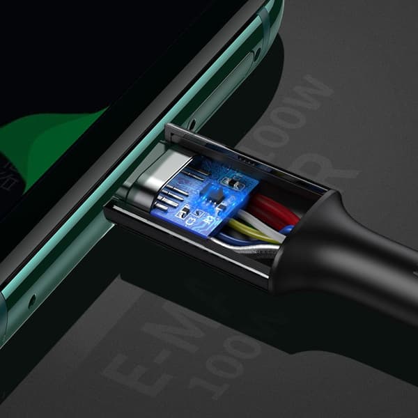 Ugreen USB Type C - USB Type C PD-kabel 100W 5A 2m hvit (US300)