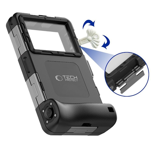 TECH-PROTECT IPX8 UNIVERSAL DYKKINGSVANNTETT KASE SORT