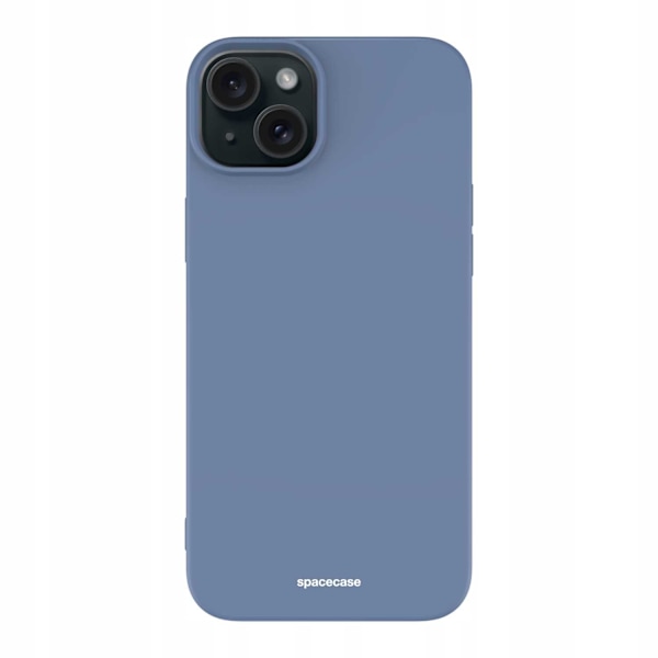 Spacecase Silikonfodral För Iphone 15 Plus Blå Moka