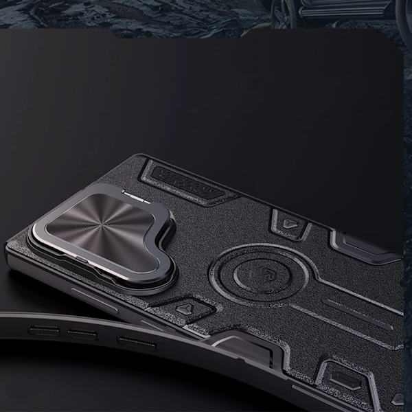 Nillkin CamShield Armor Prop-deksel til Samsung Galaxy S24 Ultra - Svart