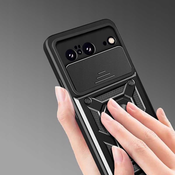 Spacecase Case Cover För Google Pixel 8 Svart Telefonskydd