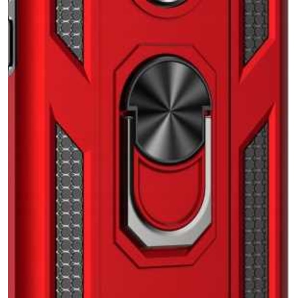 Spacecase Ring Nx-Fodral För Motorola G9 Play E7 Plus Rött Skydd
