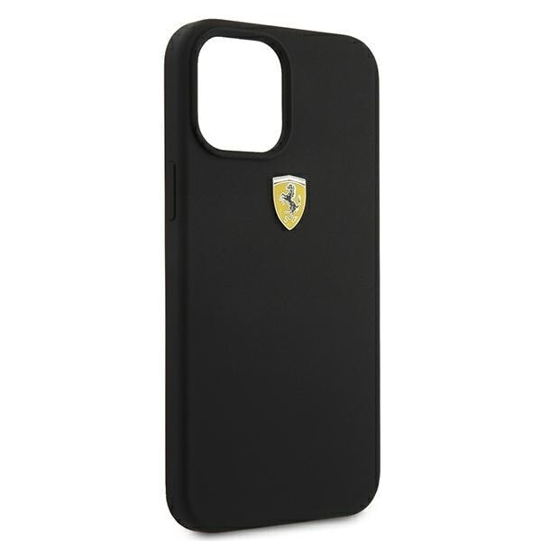 FERRARI ON TRACK SILIKONE ETUI TIL IPHONE 12 PRO MAX - SORT