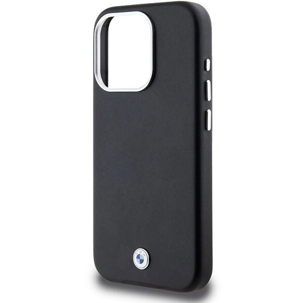 BMW SIGNATURE WRAPPED METAL MAGSAFE ETUI TIL IPHONE 15 PRO - SORT