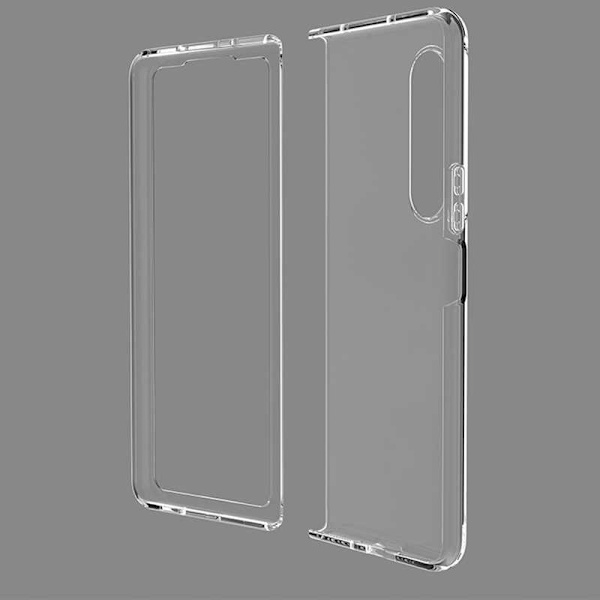 Spacecase Case Clear För Samsung Galaxy Z Fold 4 Adapterkabel
