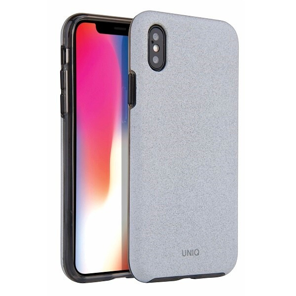 UNIQ LITHOS ETUI TIL IPHONE XS MAX - LYSEGRÅ