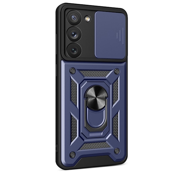 Hybrid Armor Camshield Armored Case for Samsung Galaxy A05s med kamerabeskyttelse - blå