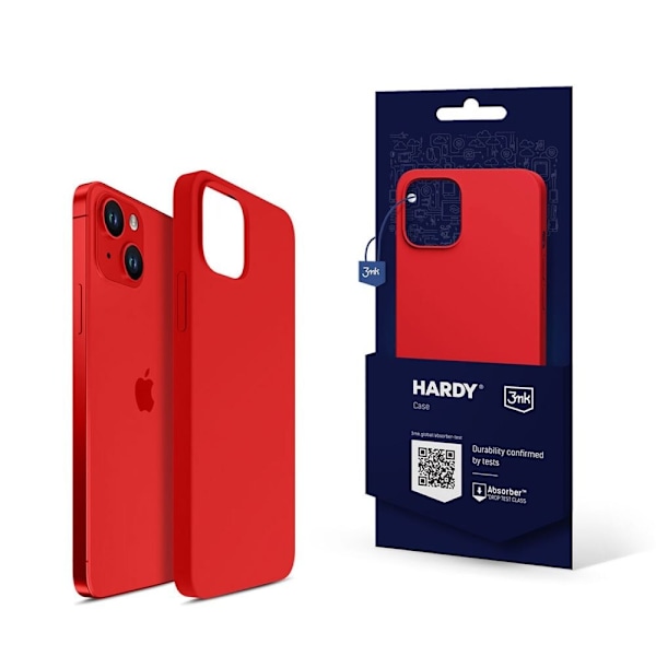 Apple iPhone 14 Plus - 3mk Hardy Silicone MagCase Rød