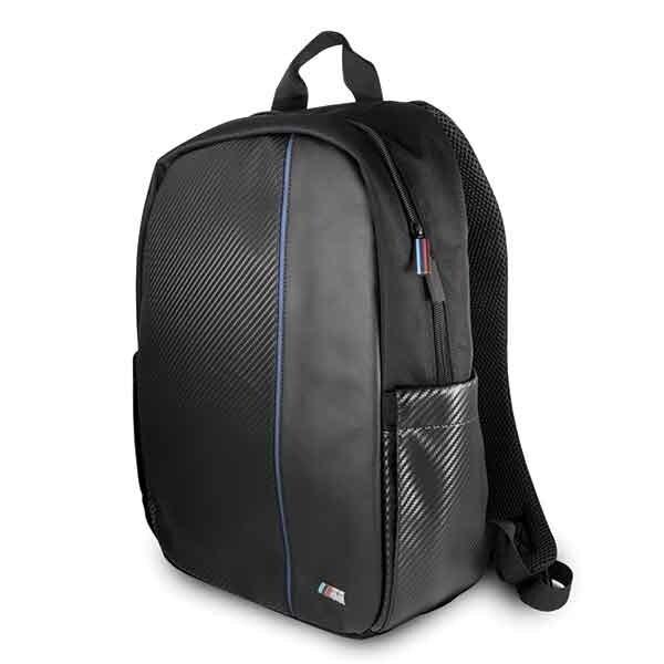 BMW CARBON NAVY STRIPE RYGSÆK TIL EN 16" BÆRBAR COMPUTER - SORT