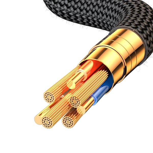 Lightning - USB A 2,4A 1,2m kabel med LED-skjerm Joyroom S-AL012A16 - svart