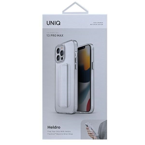 UNIQ Heldro iPhone 13 Pro Max 6.7 deksel gjennomsiktig/klar