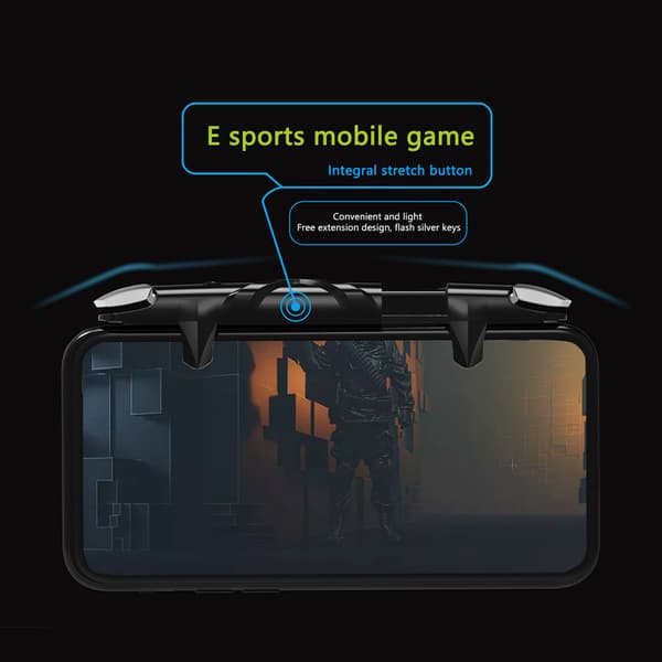 PUBG Mobile Controller Pulse Automatisk Högfrekvent Klick 4 Hastigheter Mobilspelkontroll för Spelkontroller