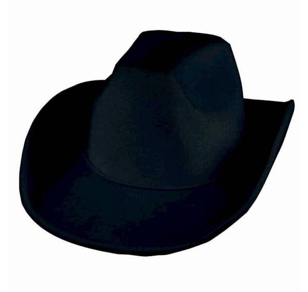 Hatt cowboy svart 1000