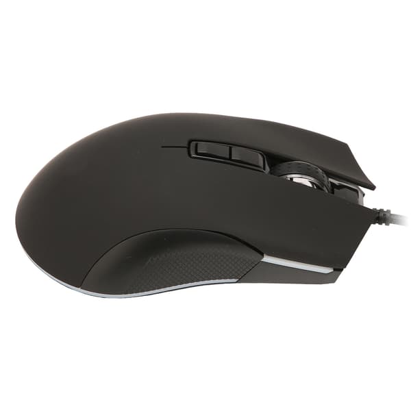 Justerbar DPI RGB Bakgrundsbelyst Ergonomisk Programmerbar USB Gaming Mus