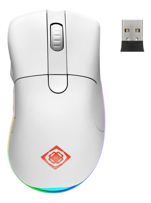 DELTACO GAMING WHITE LINE WM90 Wireless gaming mouse Vit 100