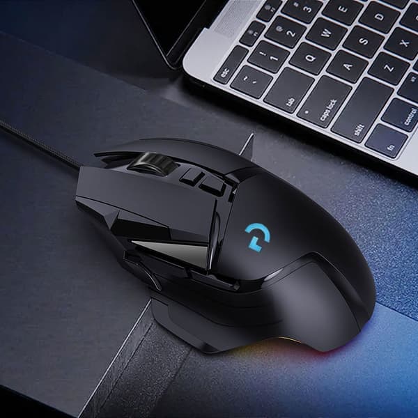 G502 högpresterande trådad spelmus