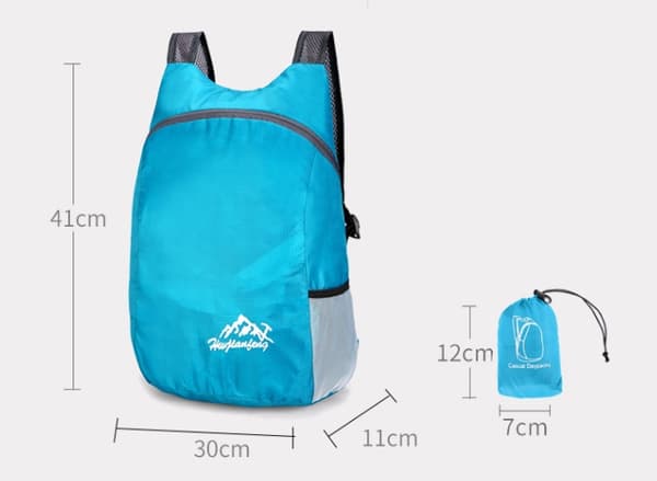 Ultralight Foldable Backpack, Small Hiking Backpack, Durable Lightweight Packable Backpack for Men Women, for Outdoor Sports Travel[JUN] black