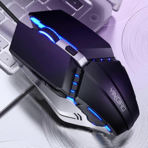 Ergonomisk trådbunden gamingmus med 7 programmerbara knappar, Chr