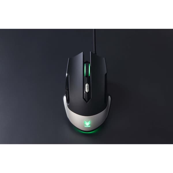 VPRO Mouse Gaming V310 Laser Svart Svart, Grå