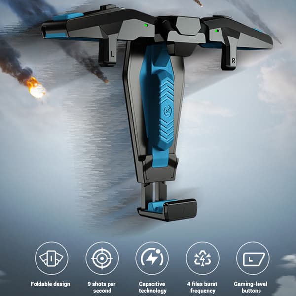 F4 Mobilspelkontroll - Spelkontroll för iOS Android PUBG Speltillbehör för Gamesir