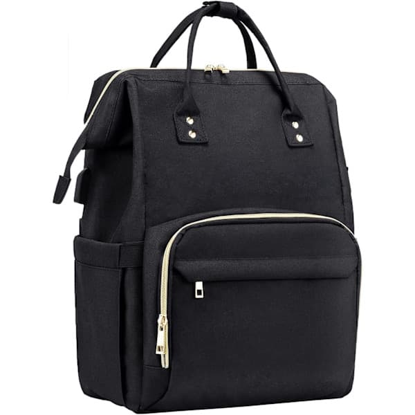 Laptop Backpack for Women, Black
