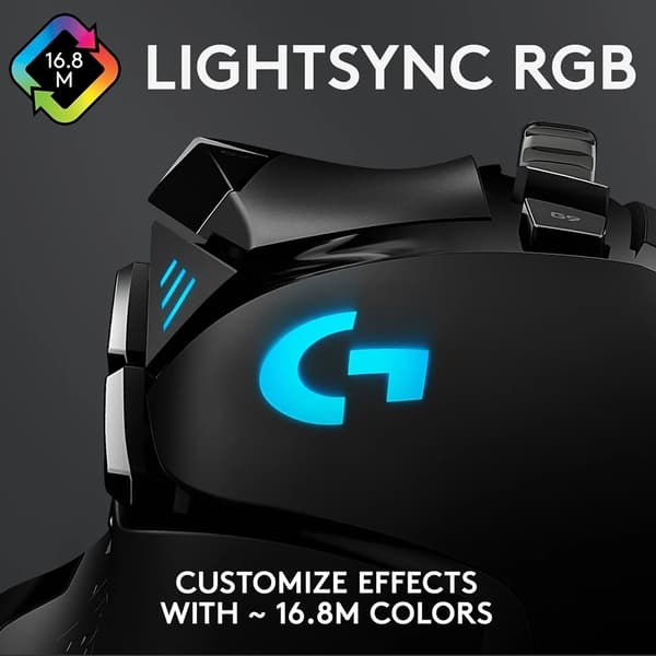 Logitech G502 HERO High Performance Gaming Mouse Svart 121