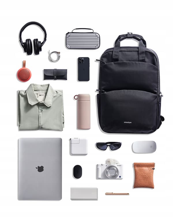 INNOSTYLE LAPTOP BACKPACK 15.6 FOR FLIGHT WATERPROOF COLORLITE 14L BLACK