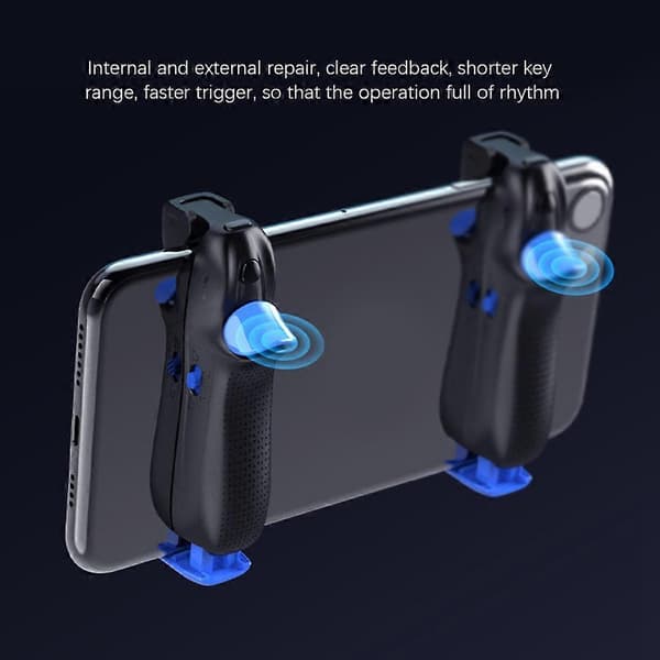 Mobil Spelkontroll Fyrfinger Gamepad för Pubg Trigger Spel för iPhone/Android Gamepad