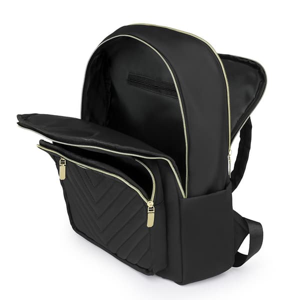 Compact Water-Resistant Nylon Backpack for Women, Everyday Travel Backpack
