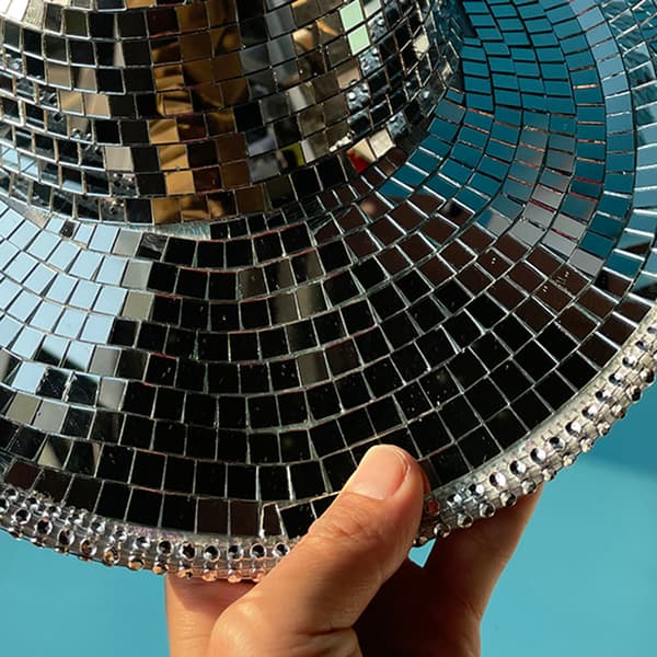Reflekterande Disco-Paljetter Cowboys Hat Mode Solhatt F