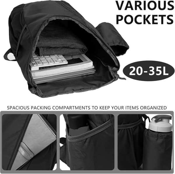 Lightweight Foldable Backpack, Small Hiking Backpack, Waterproof Packable Backpack for Men Women Kids, Durable Backpack for Outdoor Sports